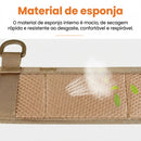 Cinto tático acolchoado ajustável com sistema MOLLE, visto de frente sobre fundo branco. Interior com almofada respirável e fivela de metal de liberação rápida, indicado para atividades militares, airsoft e aventura ao ar livre.
