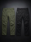 Kit Tático: 2 Calças Cargo Ripstop Masculinas — Bolsos com Zíper de Metal